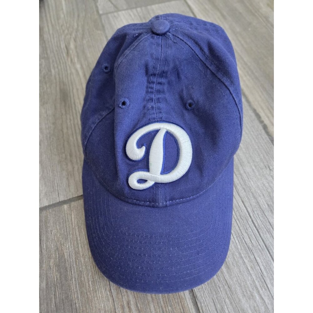 Los Angeles Dodgers New Era Hat Cap Blue Flex Fit Script Logo 9Twenty